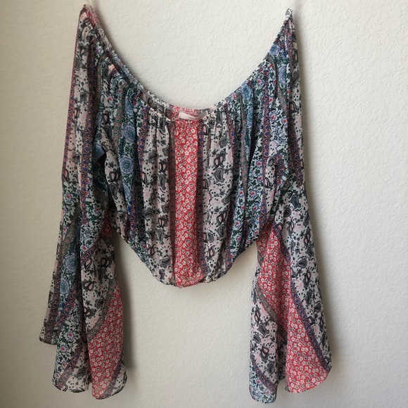 Festival Cropped Top Bohemian Hippie size M Free Shipping - Picture 4 of 10